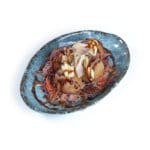 Takoyaki: Cuatro bolas de pulpo fritas